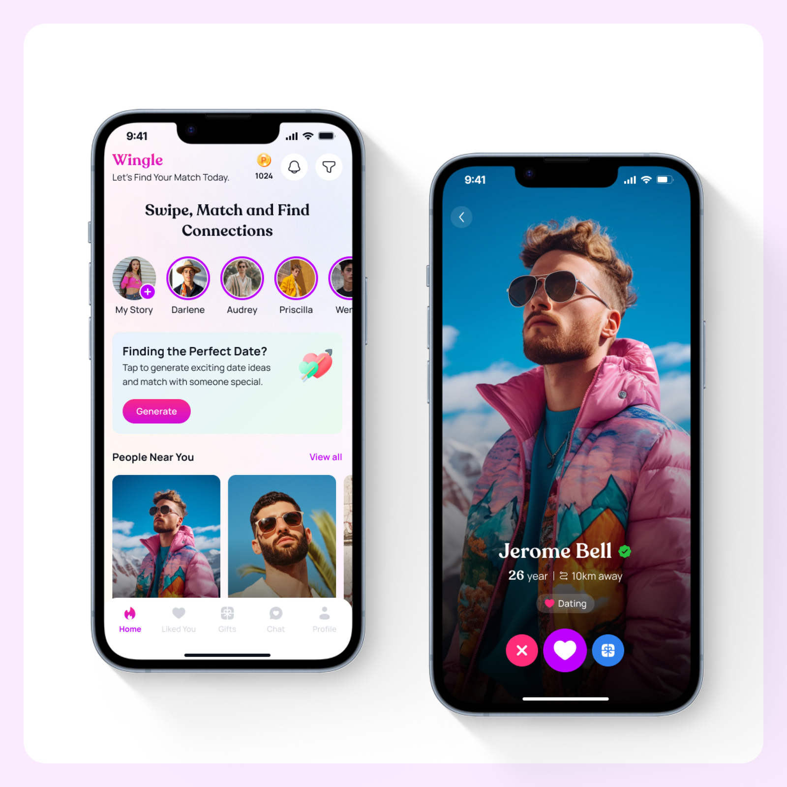Wingle Dating App - Swipe Match Connect
